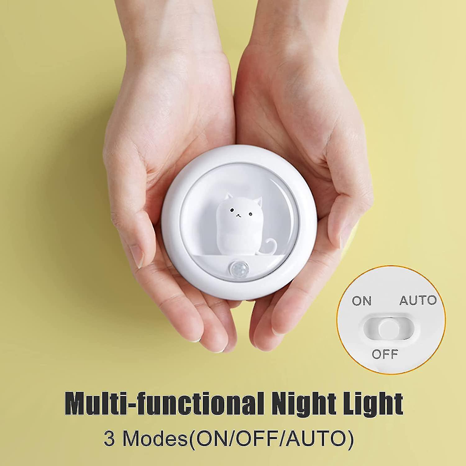 Liangnv Rechargeable Motion Sensor Night Light Magnetic Nightlights Adjustable Brightness Stick-anyw