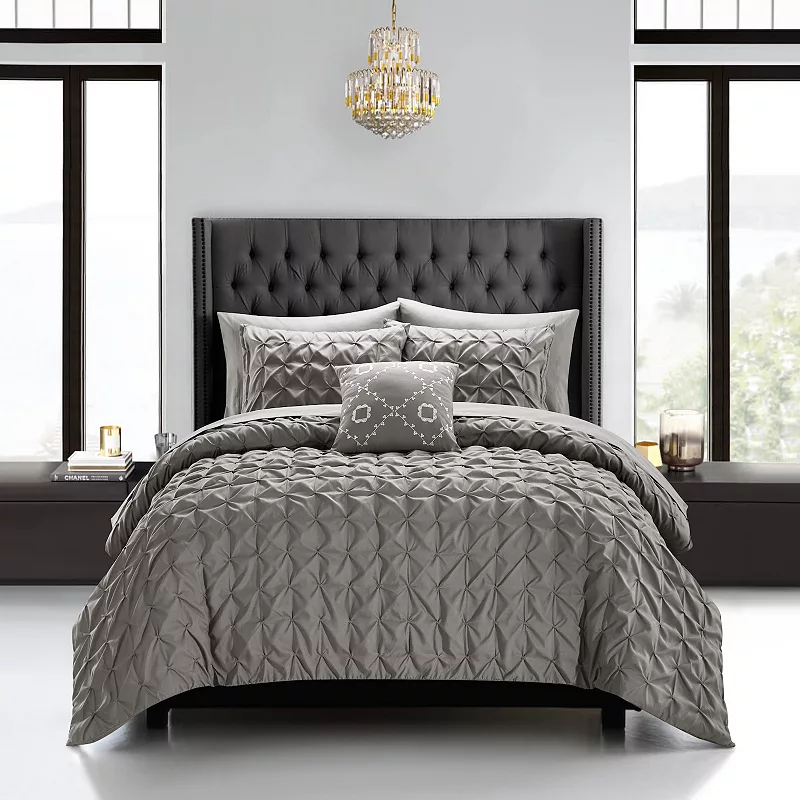 Chic Home Mercer Comforter Set with Coordinating Throw Pillows