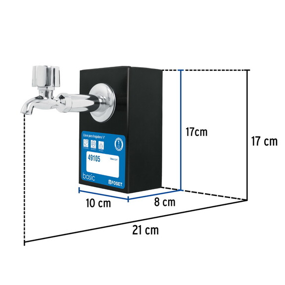 Foset 55543 Display rack with bibcock LL F