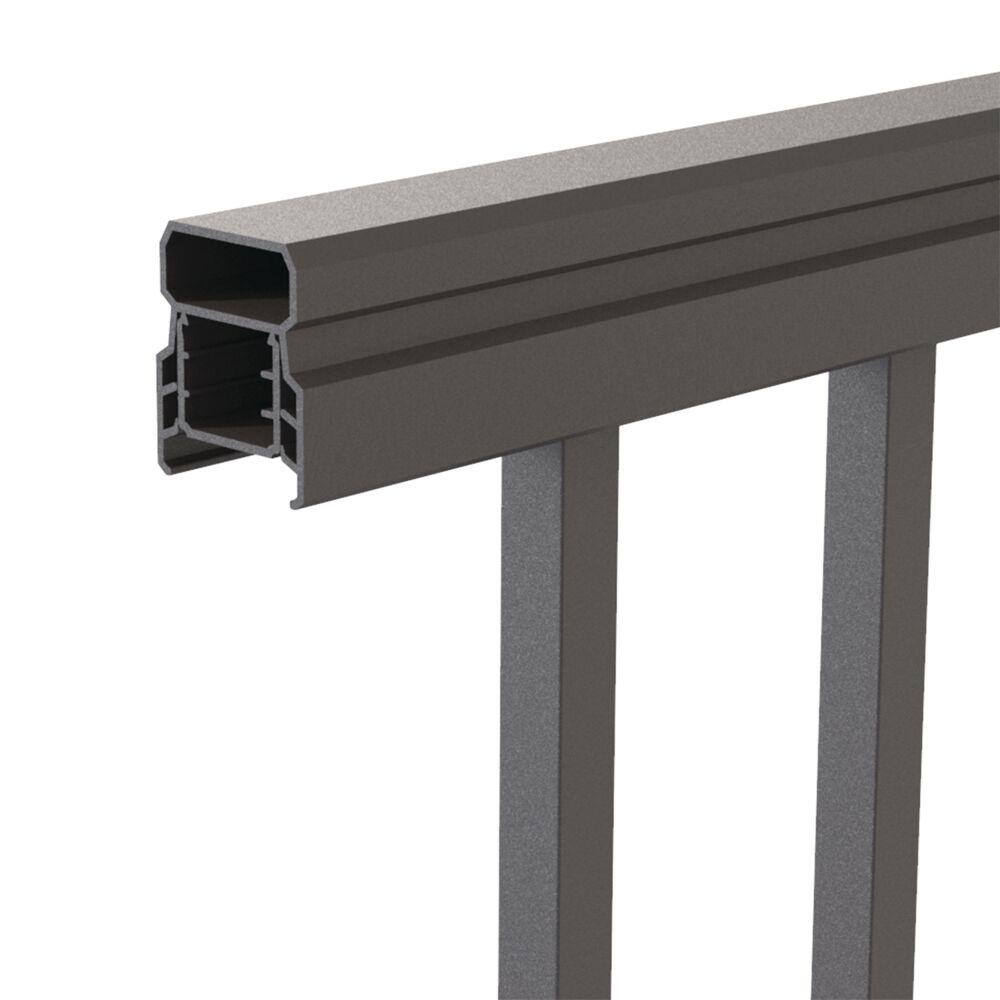 Barrette Outdoor Living VersaRail Classic 8 ft. x 42 in. Matte Bronze Aluminum Rail Level Kit 73043035