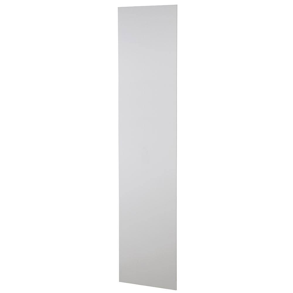 Hampton Bay 23.76x96x0.51 in. Pantry End Panel in White KA2496E-WH