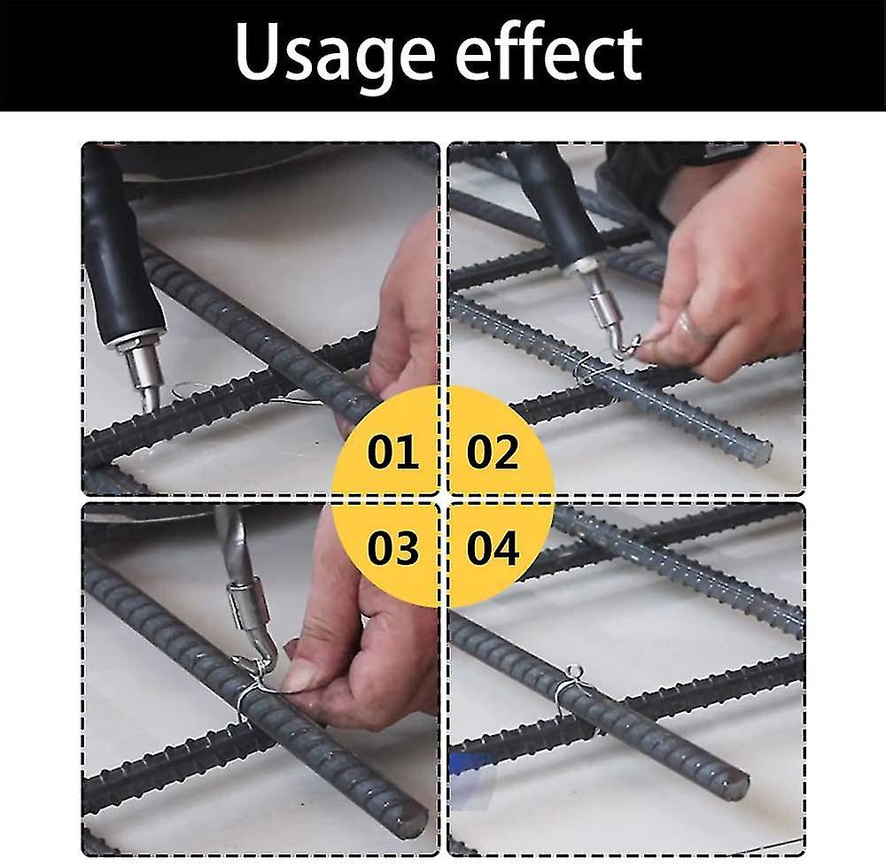 2 Pieces Of Steel Wire Twisting Hooks， Used For Steel Bar， Concrete Metal Twisting Fence Binding Tool To Reduce Hand Fatigue