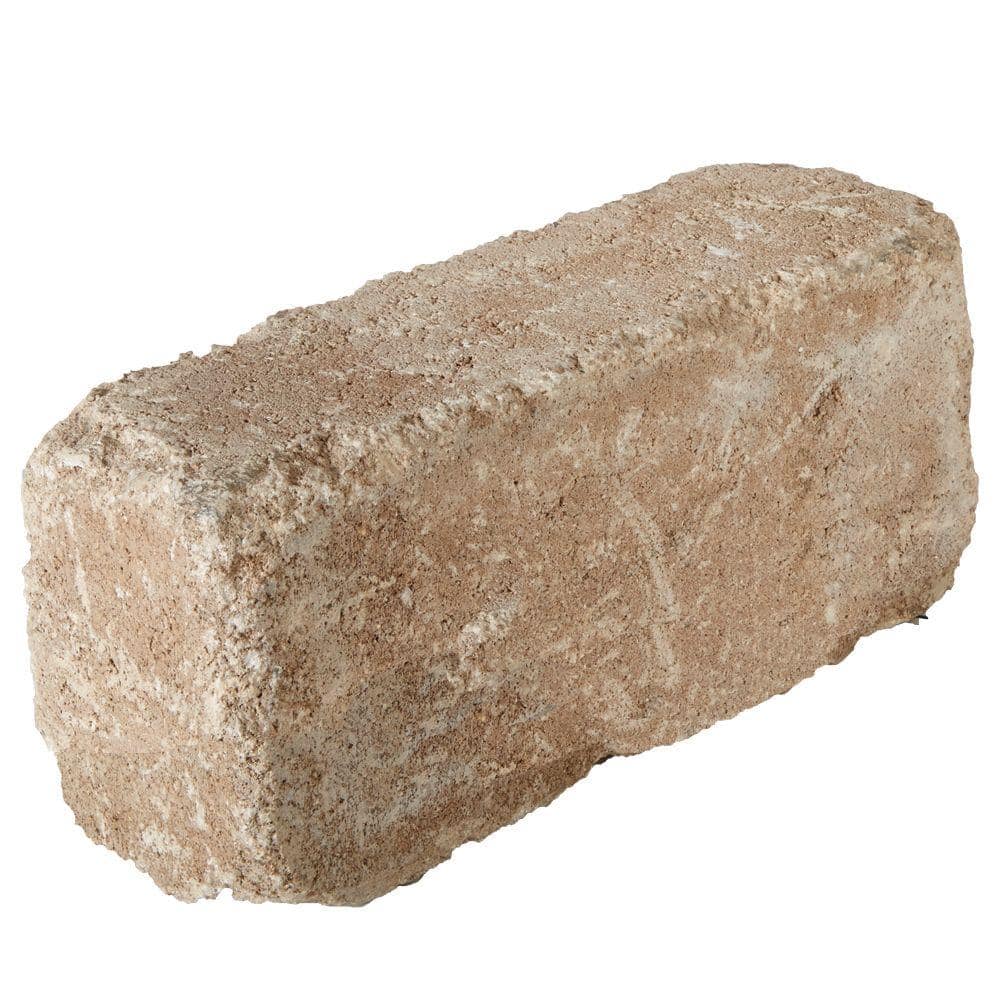 Pavestone RumbleStone Plank 10.5 in. x 3.5 in. x 3.5 in. Cafe Concrete Paver 92469