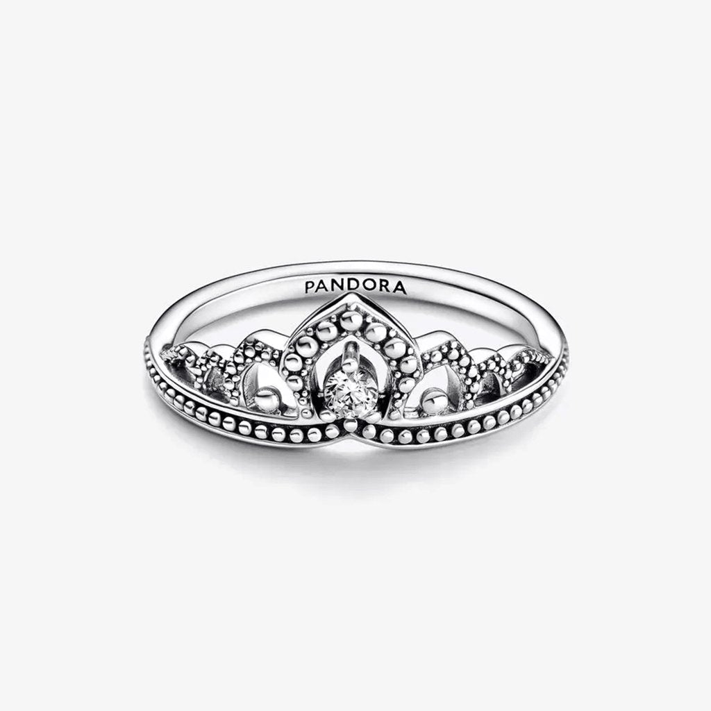 PANDORA  Regal Beaded Tiara Ring