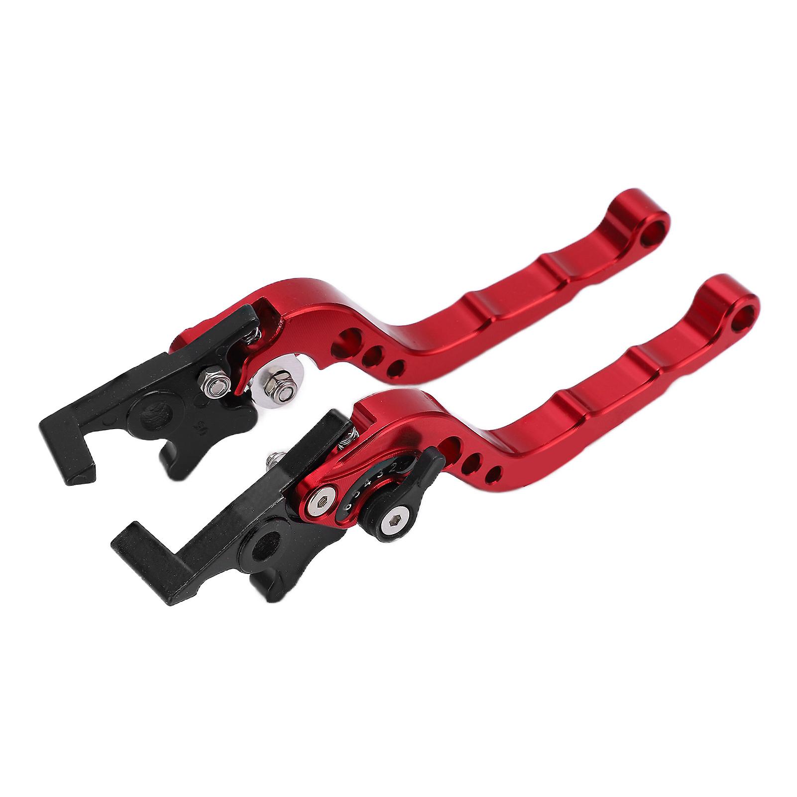 Motorcycle Clutch Brake Handle Lever Cnc Aluminum Alloy Universal Motorbike Accessoriesred