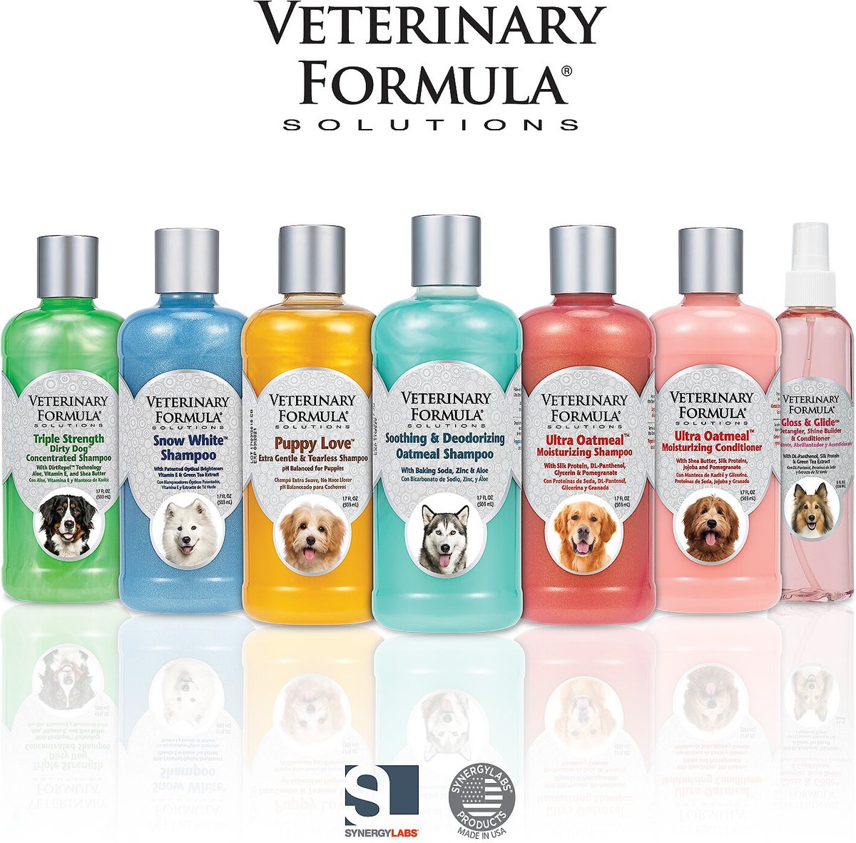 Veterinary Formula Solutions Soothing and Deodorizing Oatmeal Shampoo for Dogs and Cats