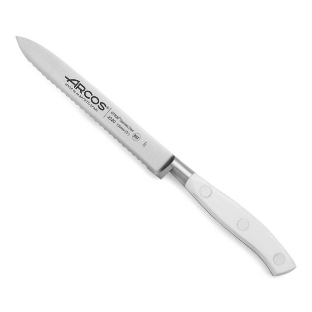 Arcos Serrated Utility Knife White