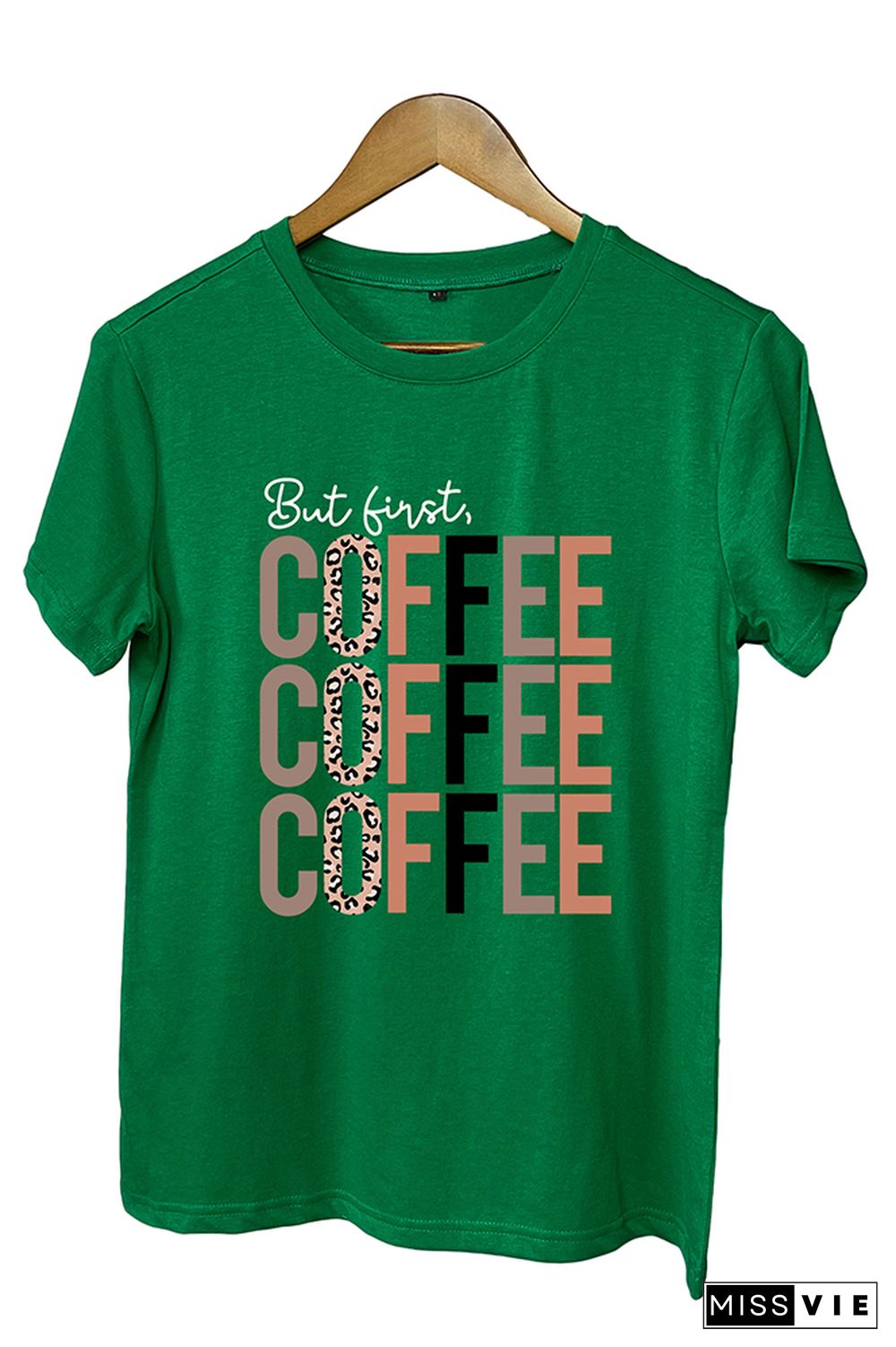 But First, Coffee Graphic Tee Wholesale