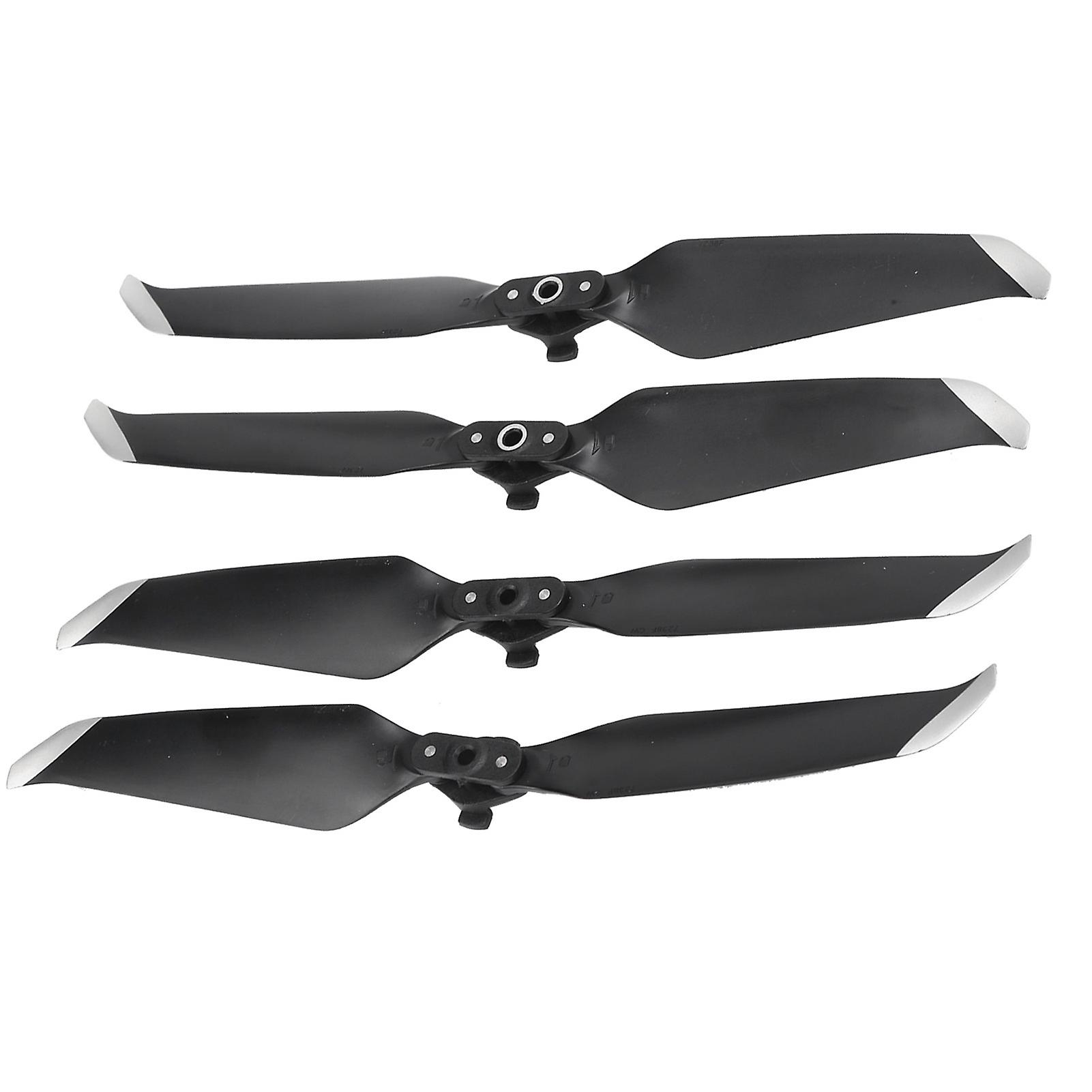 2pair Rc Drone Lownoise Propeller Quickrelease Blade Replacement For Air 2s/mavic Air 2silver