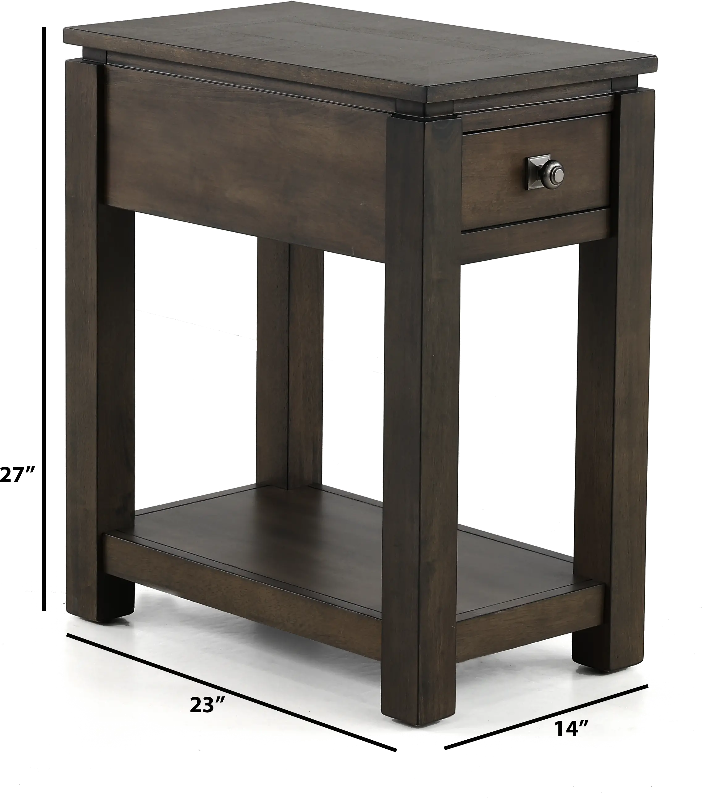 Hartford Gray Side Table