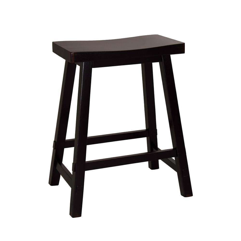 The Gray Barn Creations Black Sawhorse Counter Stool