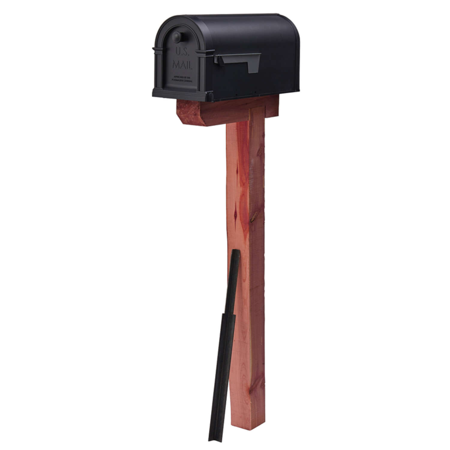 Gibraltar Mailboxes 43.3 in. Natural Red Cedar Mailbox Post