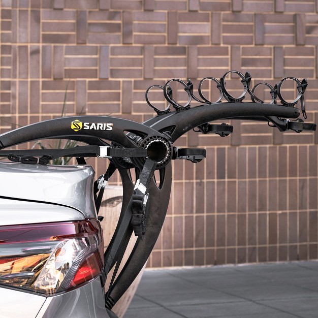 Saris Bones Trunk Bike Rack Bike Rack For Car And Suv 3 Bikes