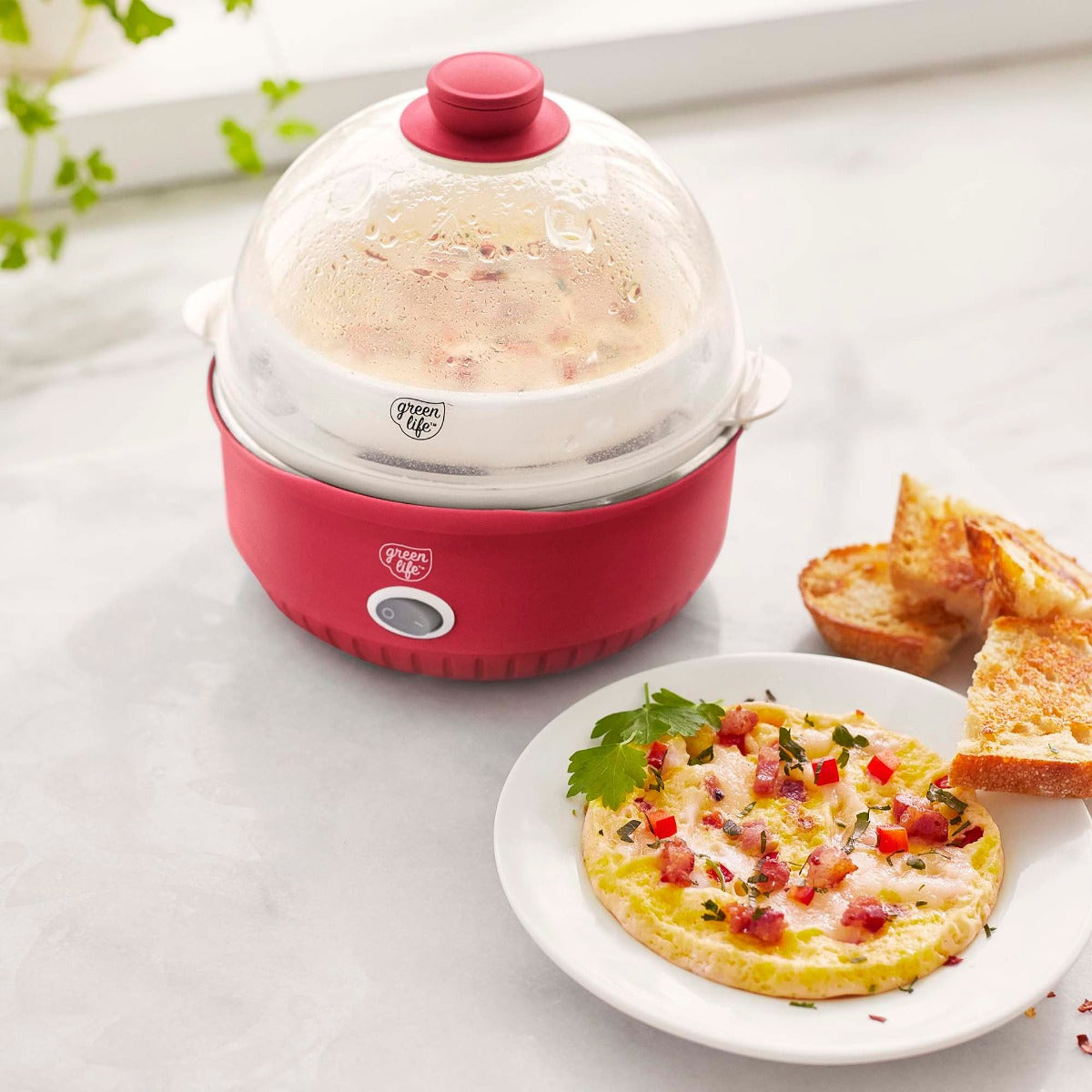 GreenLife Egg Maker | Red