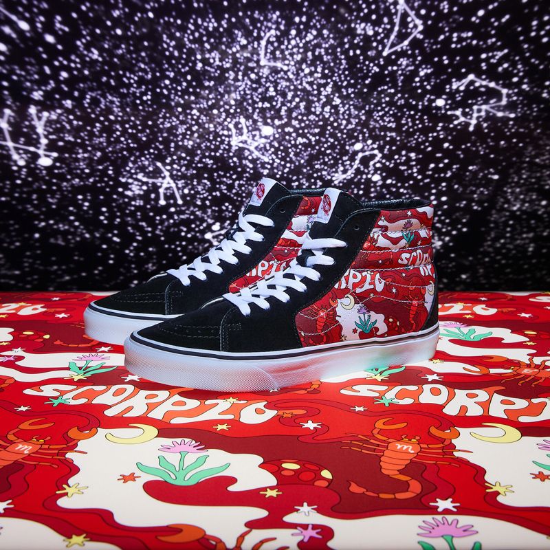 Customs Colorful Zodiac Scorpio Sk8-Hi