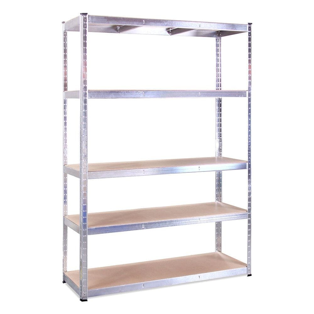 5 Tier Boltless Shelving Unit (set of 2) Plus Workbench