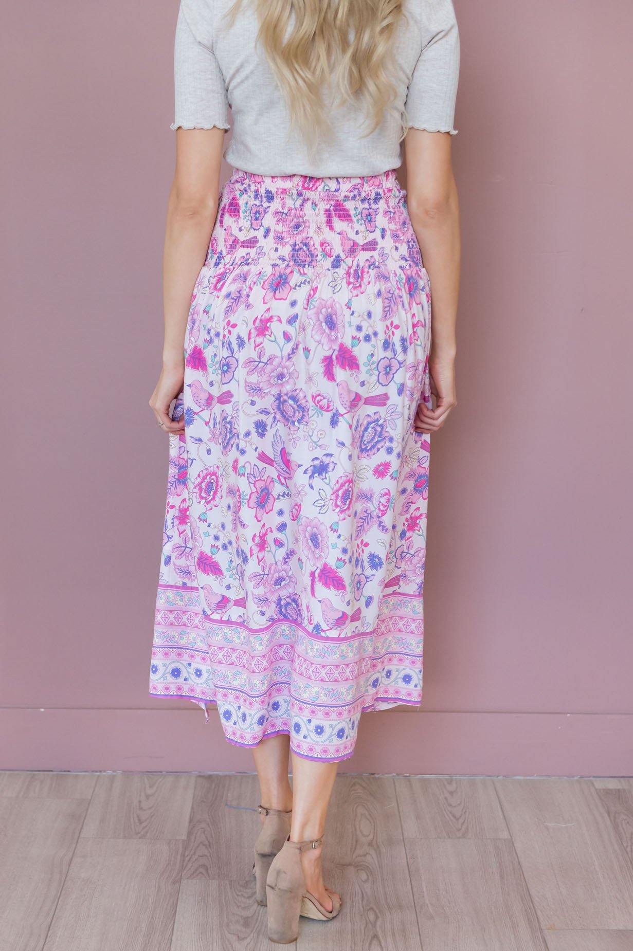 Twirl With Me Modest Bohemian Skirt