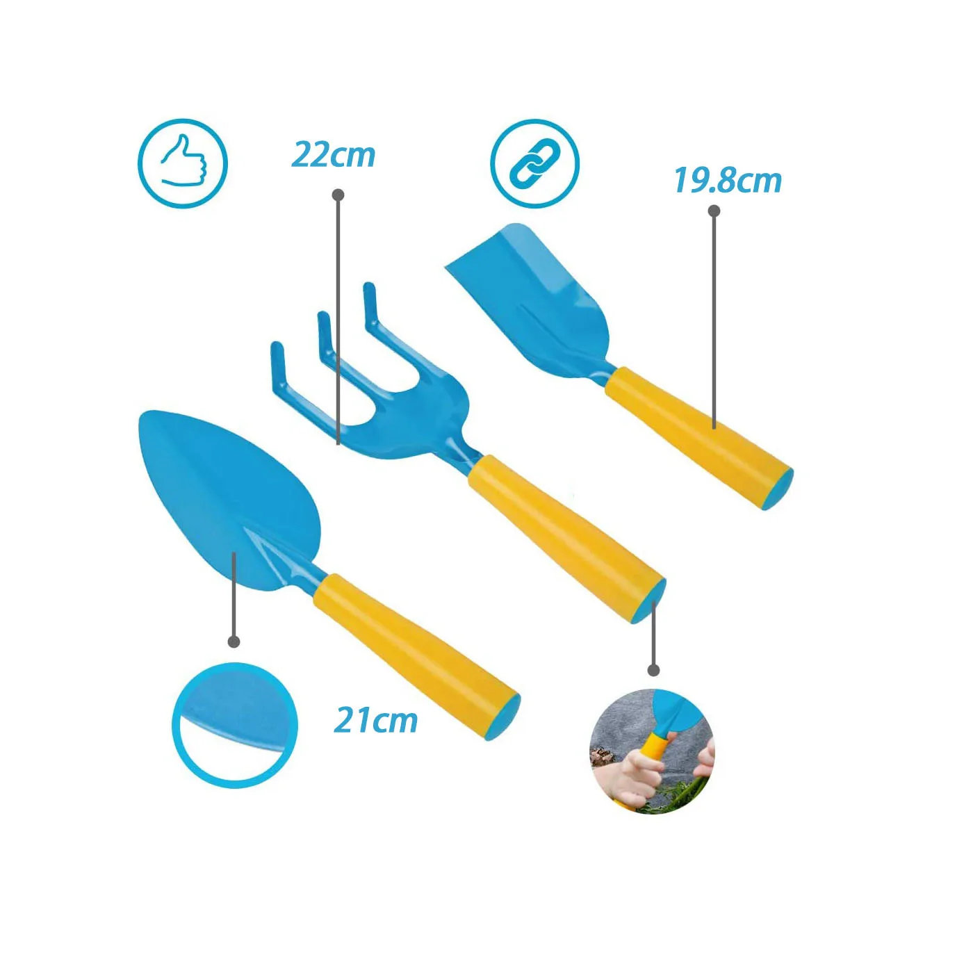 Children's Garden Tool Set Sea Driving Beach Rake Garden Supplies Watering Pot New Model