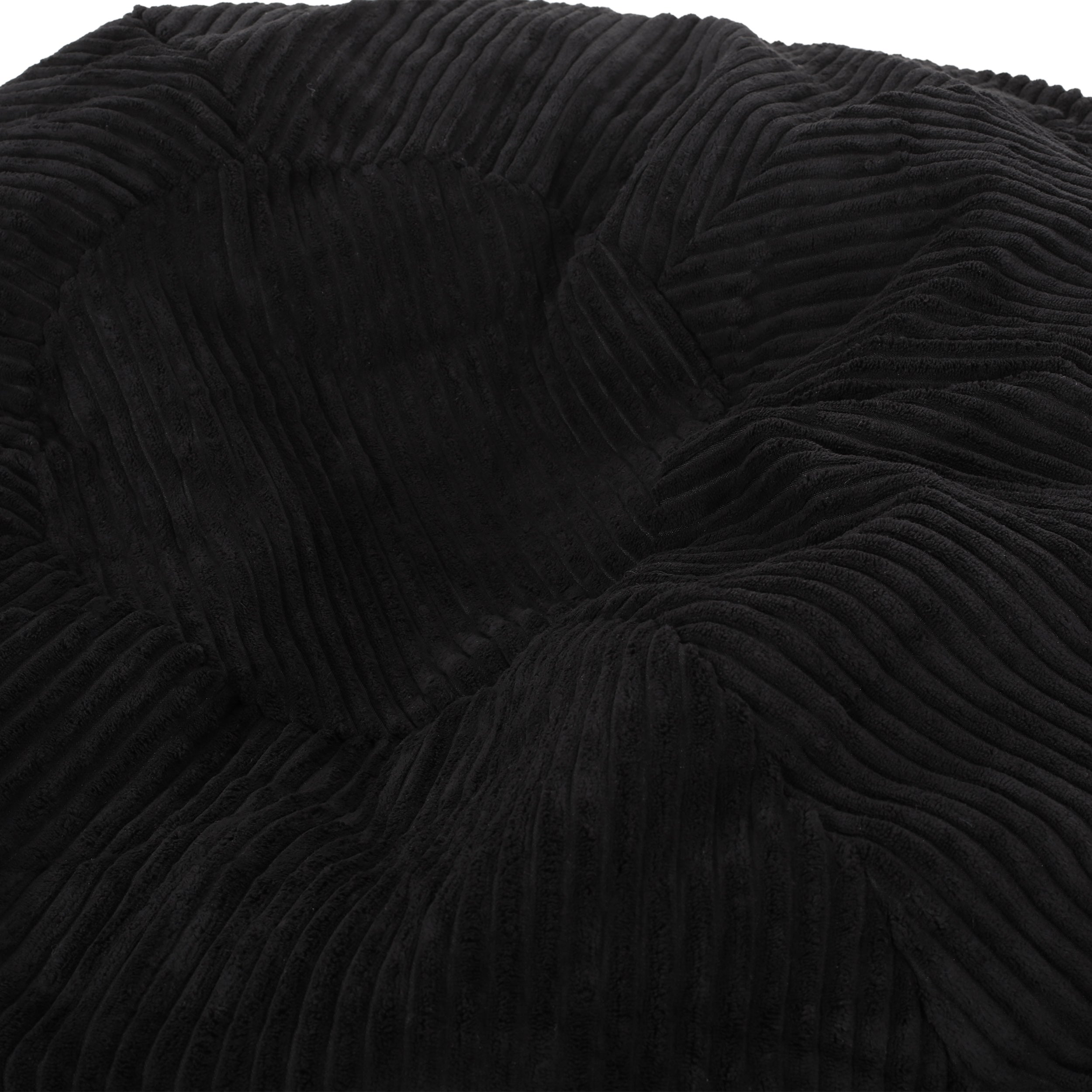 Germaine 3 Foot Modern Corduroy Beanbag