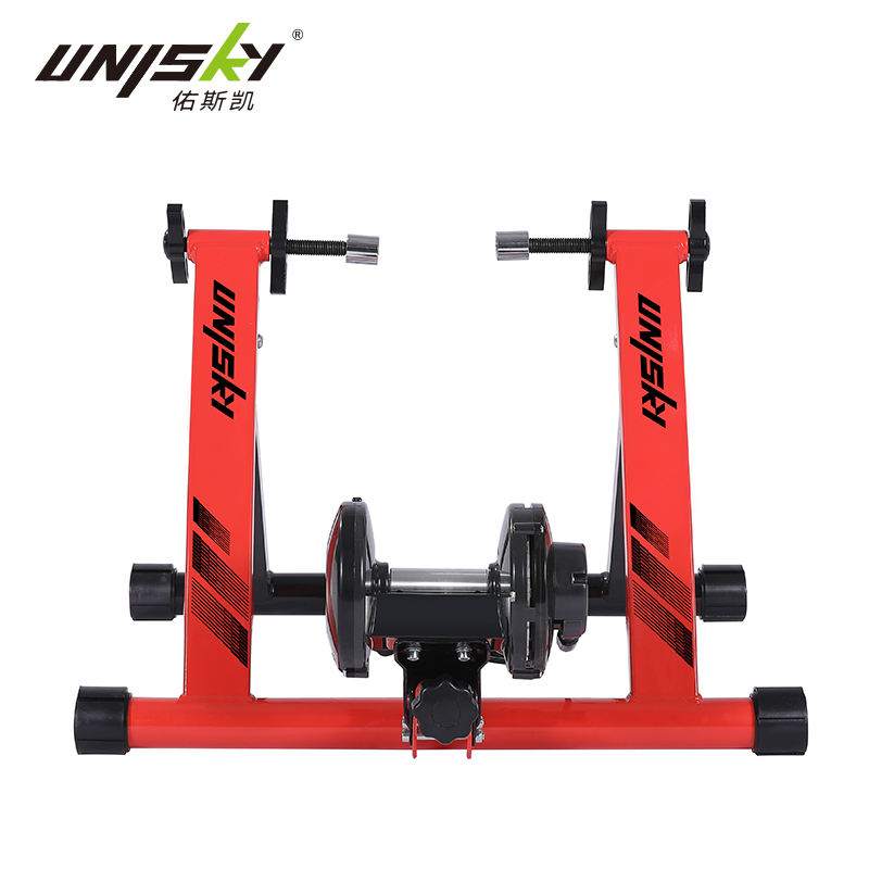 Bike Exercise Stand for Mountain and Road Bikes Magnetic Indoor Bike Trainer Stand Portable Stainless Steel Indoor Trainer