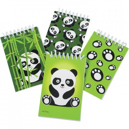 U.S. Toy 4627 Panda Notebooks/8 Pc