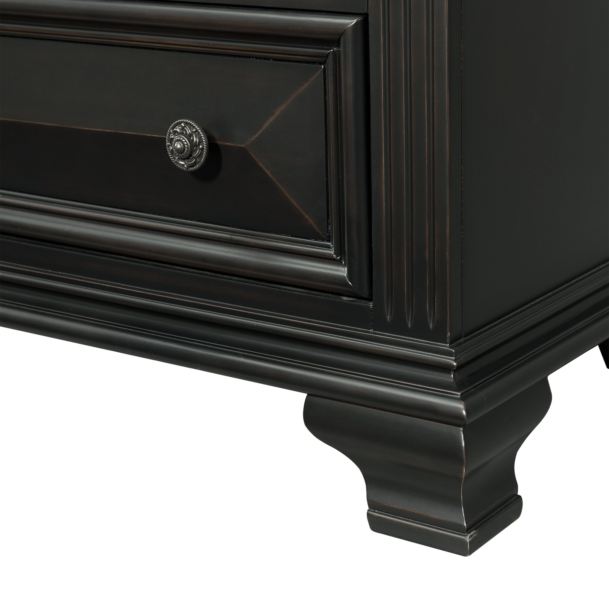 Picket House Furnishings Trent 7-Drawer Dresser in Antique Black