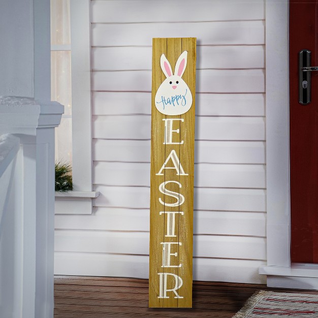 Easter Bunny Sign Porch Decoration Wood Construction Easter Collection