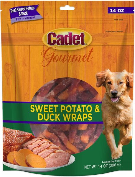 Cadet Gourmet Sweet Potato and Duck Wrapped Dog Treats