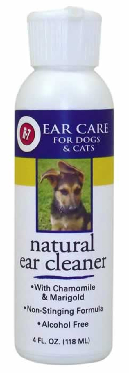 R-7 Natural Ear Cleaner for Dogs and Cats 4 oz