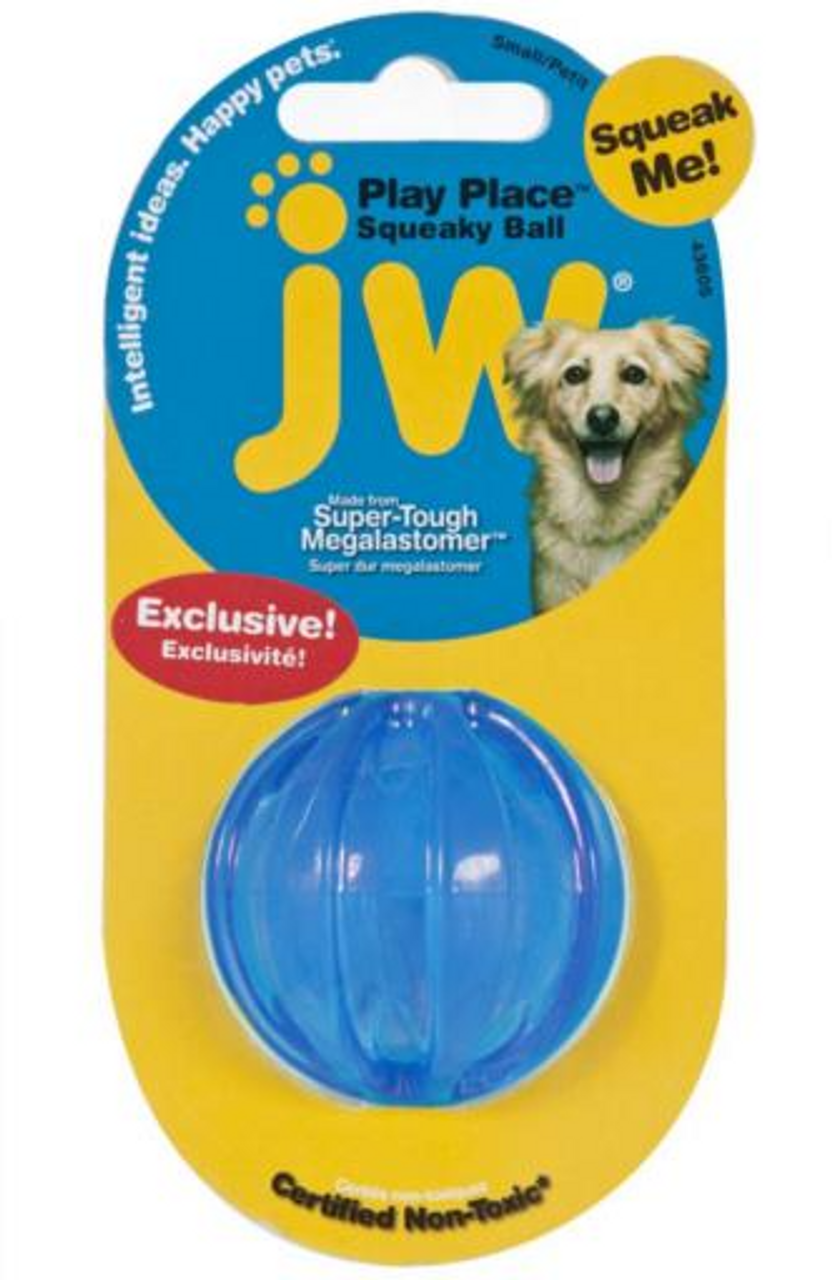 JW Pet Pet Squeaky Ball Dog Toy， Small