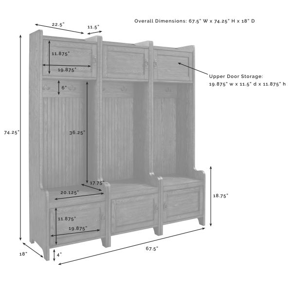 Fremont 3Pc Entryway Set