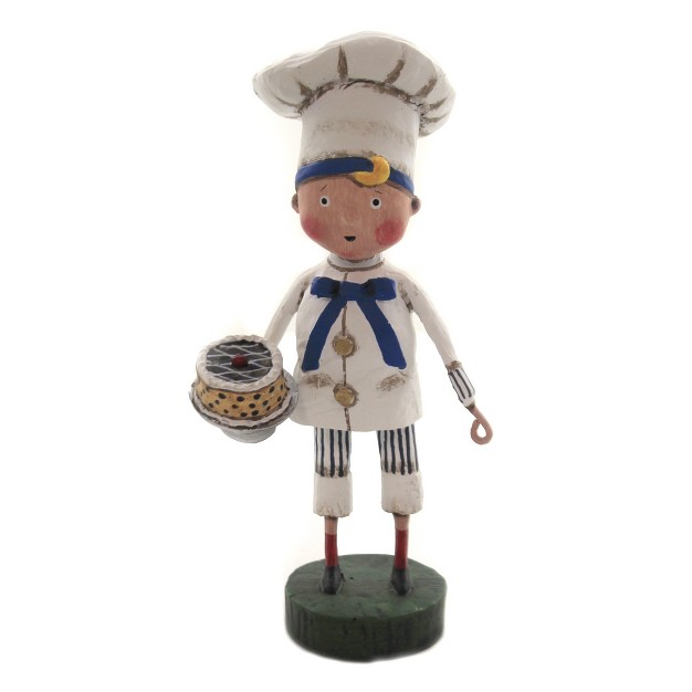 Lori Mitchell Billy Baker 1 Figurine 6 75 Inches Chef Baker Pastry Sweets 11141 Polyresin White