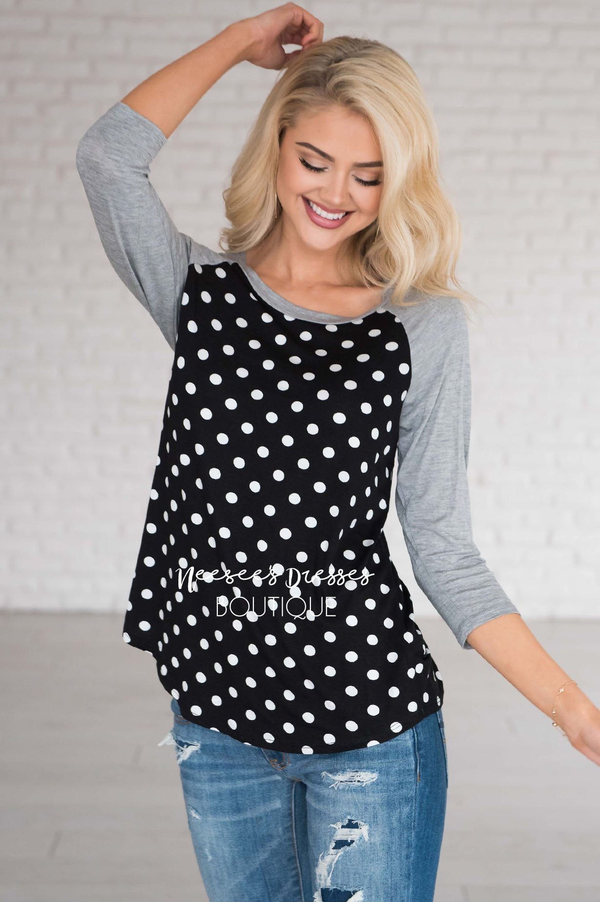 Connect The Dots Baseball Tee