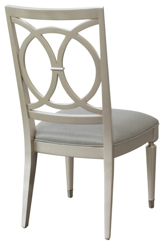 Bellevue HMIF71055 Dejesus 2 Piece Polyester Wide Polyester Side   Dining Chairs   by Buildcom  Houzz