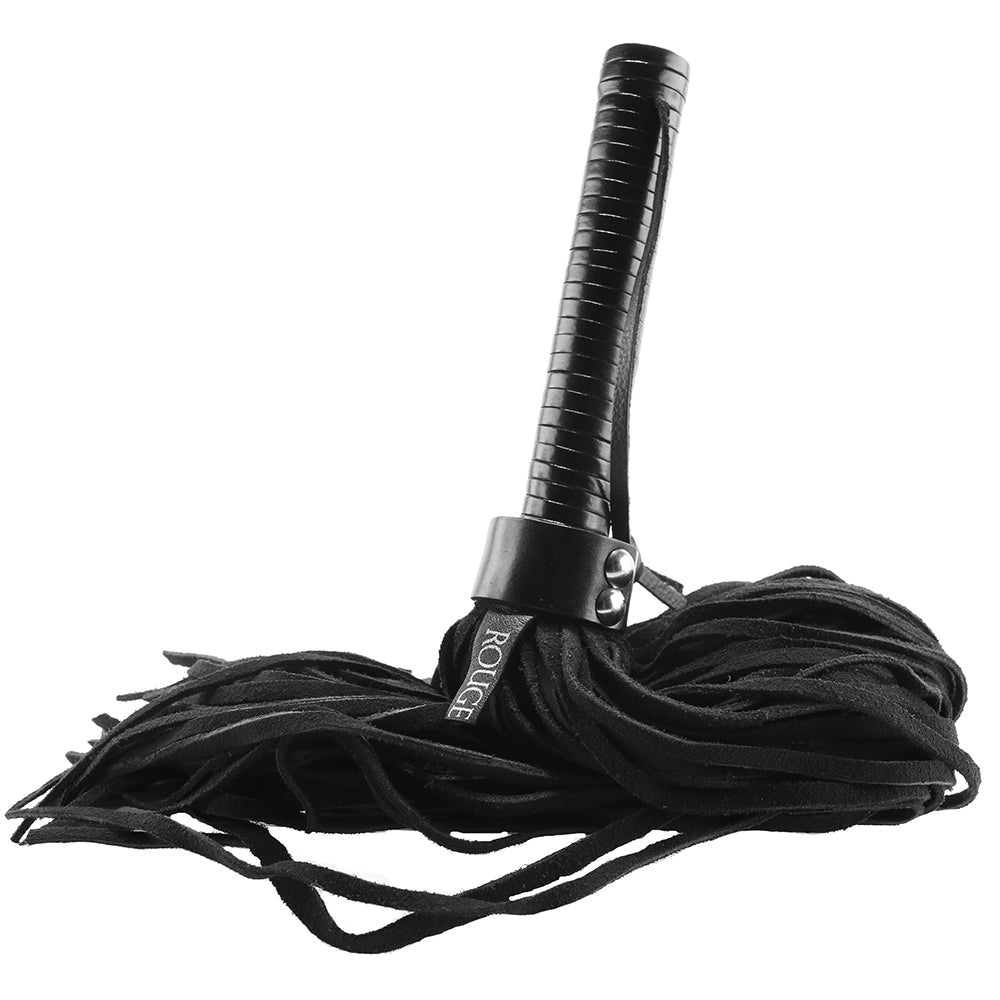 Long Suede Flogger in Black