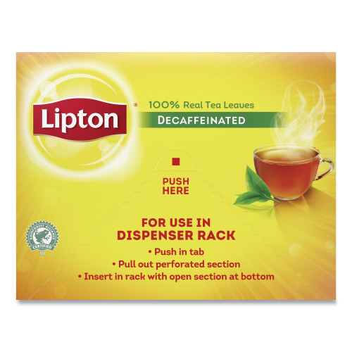 Lipton Tea Bags， Decaffeinated， 72/Box (290)