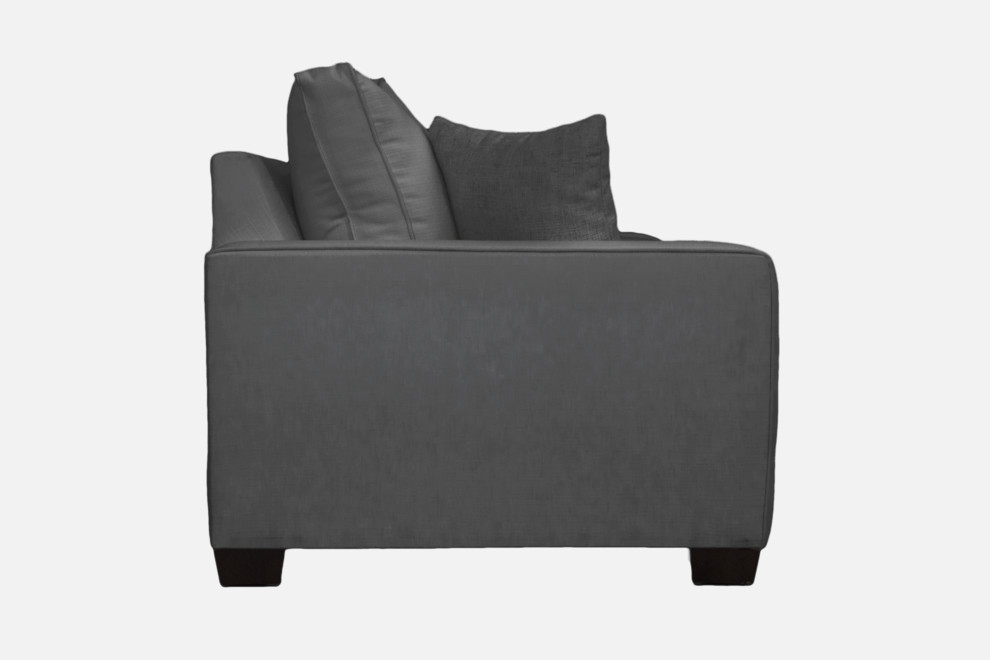 Eclipse Sofa Charcoal   Contemporary   Sofas   by M2 Los Angeles Custom Furniture Manufacturing  Houzz