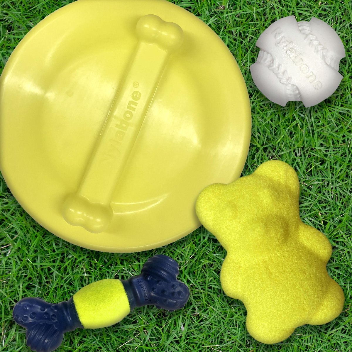 Nylabone Power Play Dog Baseball Gripz Dog Toy