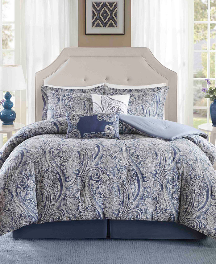 Harbor House Stella Paisley 6-Pc. Comforter Set， Full