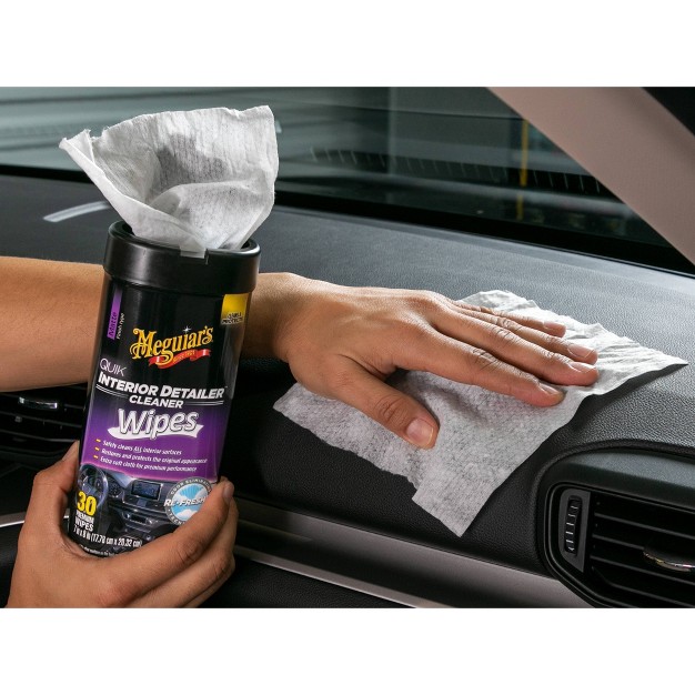 Meguiars 30ct Interior Detailer Wipes