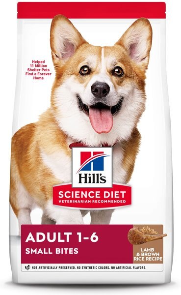 Hill's Science Diet Adult Small Bites Lamb Meal and Brown Rice Recipe Dry Dog Food