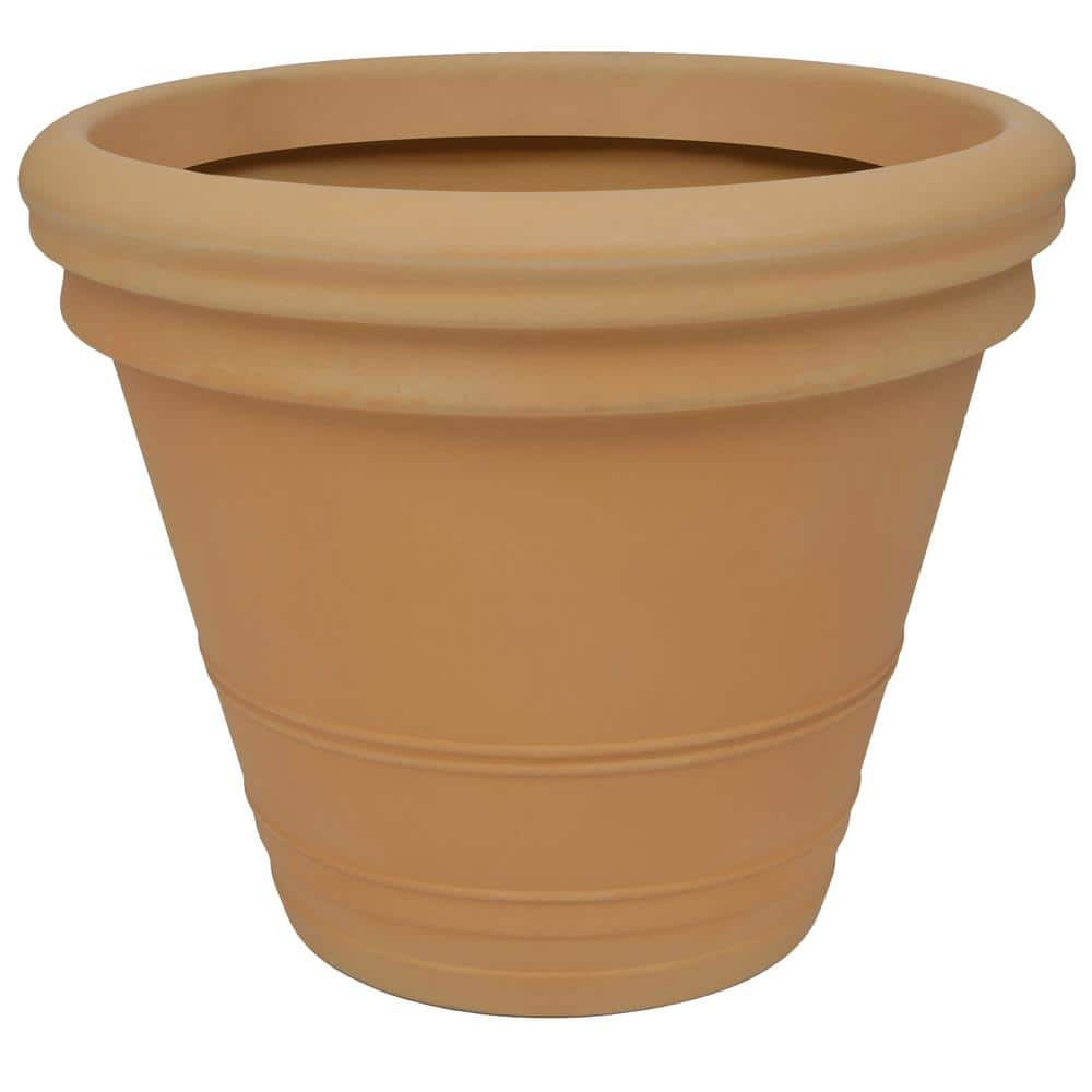 Rain Forest 30 in. Ant㉡rio Rolled Rim Plastic Planter R.0302.076.068.02