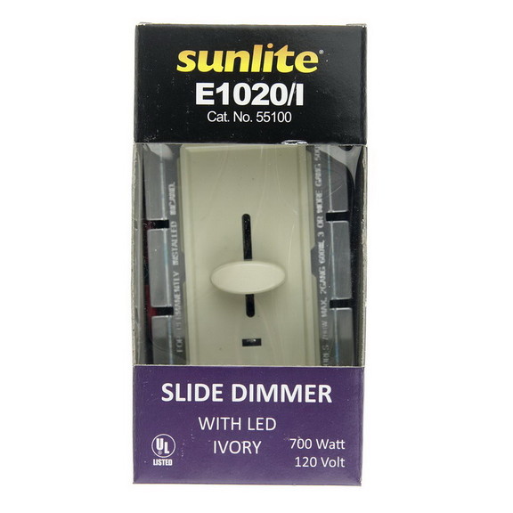 Sunlite 55100 SU E1020/I Slide Dimmer with LED  Iv...