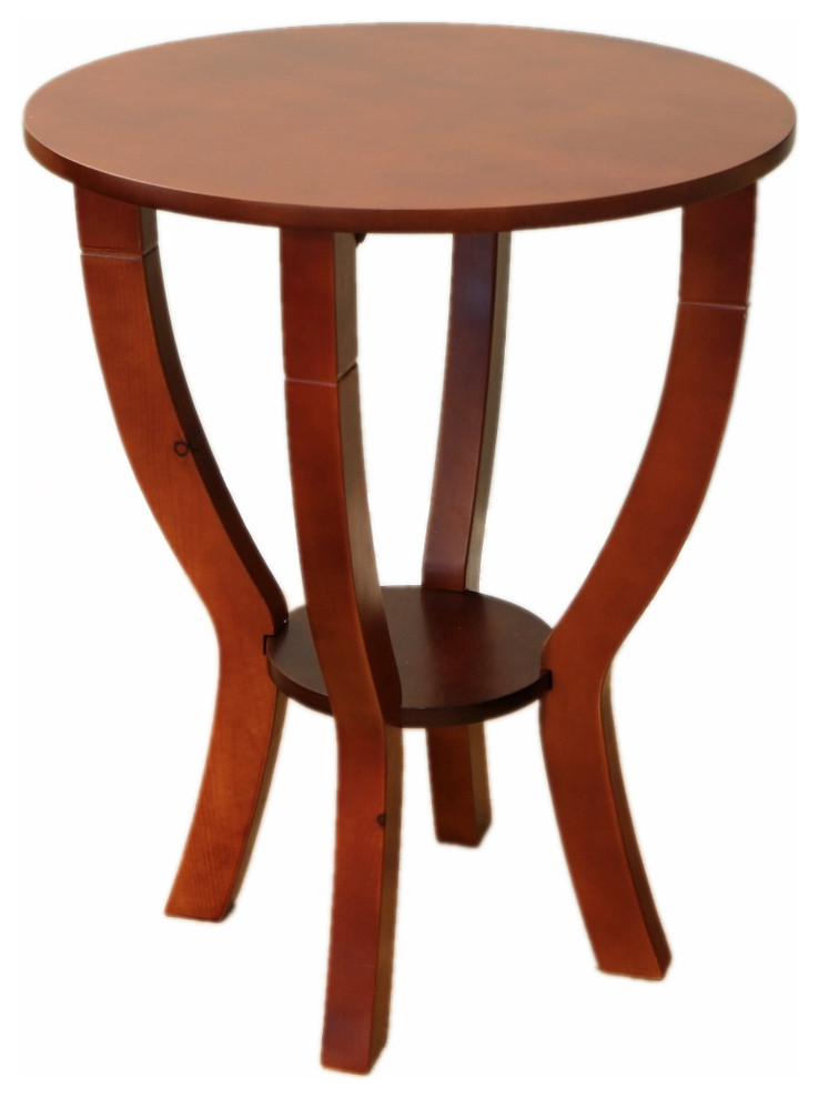 Lewis Wood End Table   Transitional   Side Tables And End Tables   by Megahome  Houzz