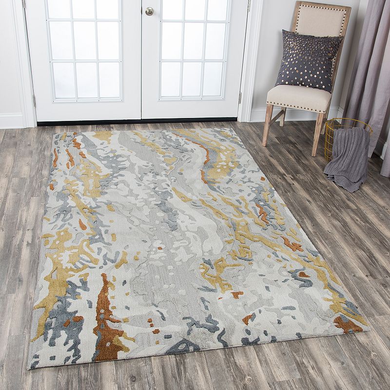 Alora Decor Lapis Logan Wool Blend Rug