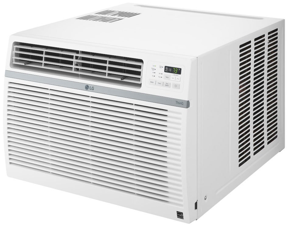 LG 24，500 BTU 10.3 EER 230/208 V White Smart Wi-Fi Window Air Conditioner