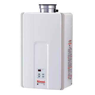 Rinnai High Efficiency 7.5 GPM Residential 180000 BTU Natural Gas Interior Tankless Water Heater V75iN