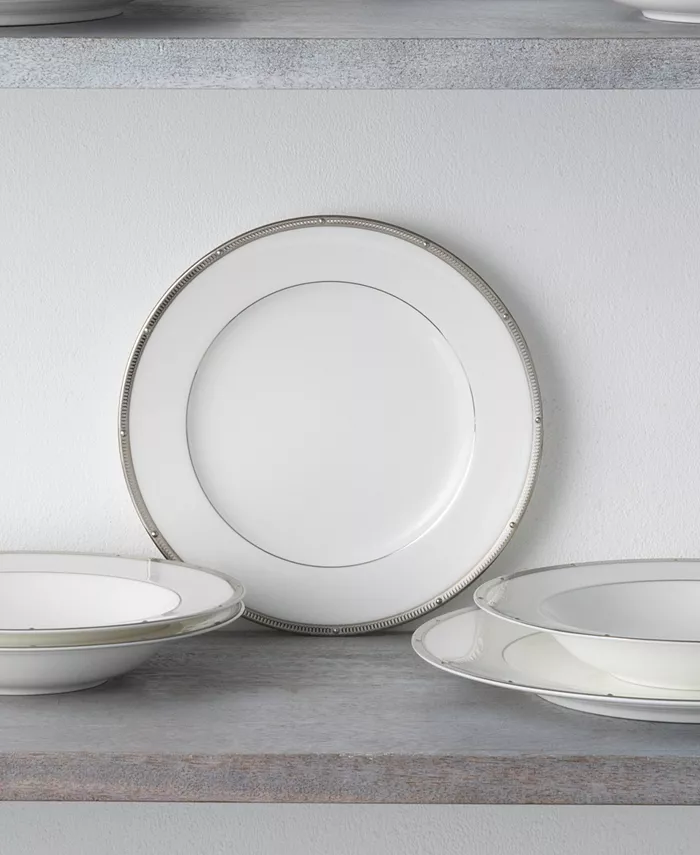 Noritake Rochelle Platinum Set of 4 Salad Plates Service For 4