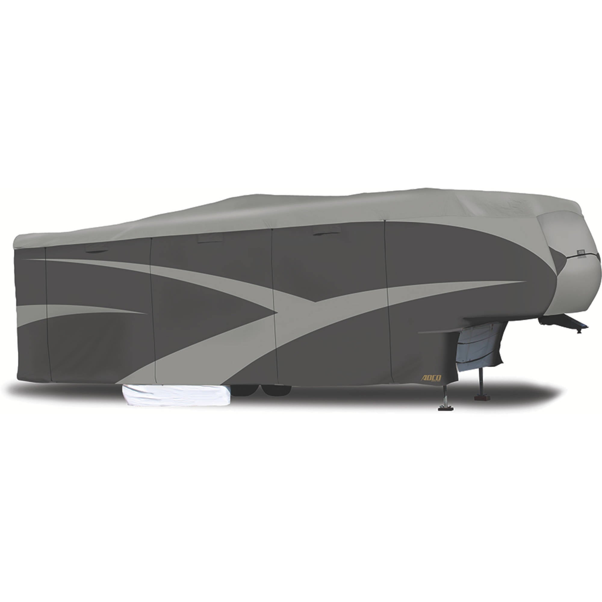 ADCO 5TH Wheel and Toy Haulers Designer Series SFS AquaShed Cover， Grey