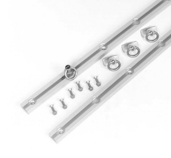 Hi lift Jack BXR93S 93 Silver Set. 2 anodized alu...